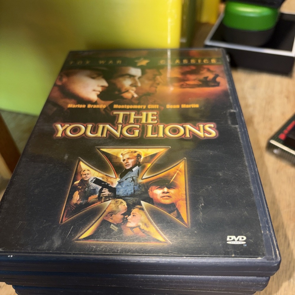 The Young Lions DVD 2001 Fox War Classics Marlon Brando Dean Martin 024543025405